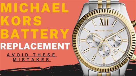 change battery in michael kors watch|mk5753 watch battery for sale.